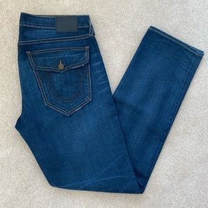 NWT True Religion Geno Relaxed Slim jeans size 34